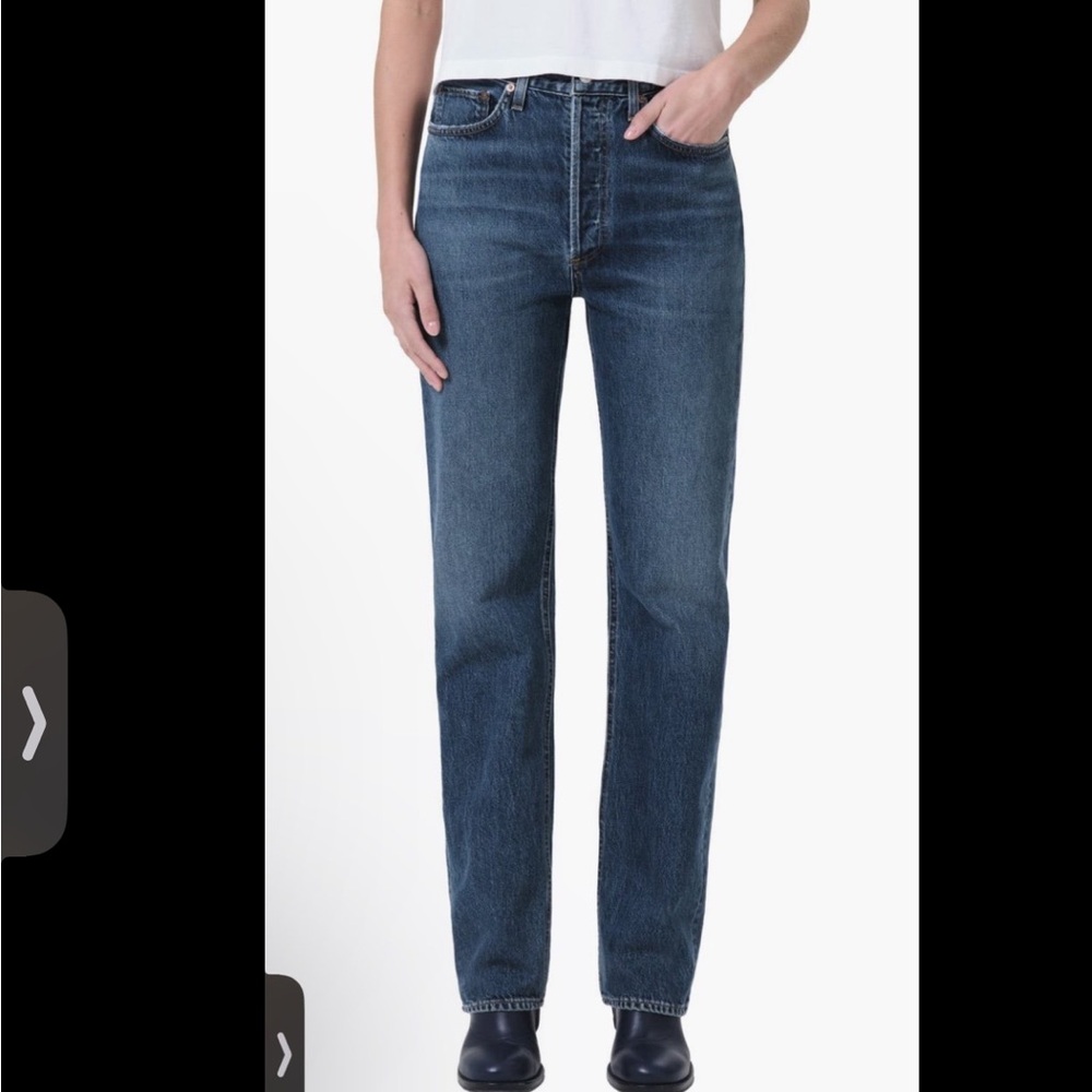 AGOLDE '90s Pinch Waist High Waist Straight Leg Jean Size 27